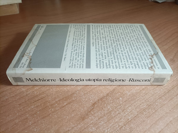Ideologia utopia religione | Virgilio Malchiorre