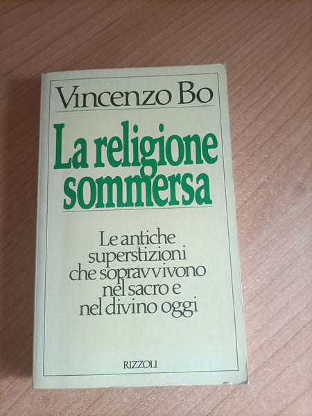 La religione sommersa | Vincenzo Bo - Rizzoli