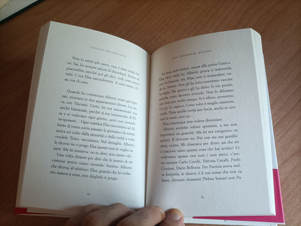 Non chiedermi quando. Romanzo per Dacia | Concita De Gregorio - Rizzoli