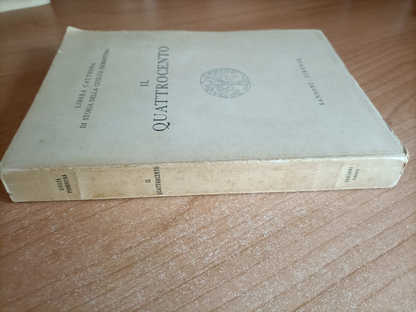 Il quattrocento | Libreria cattedra di storia della civiltà fiorentina