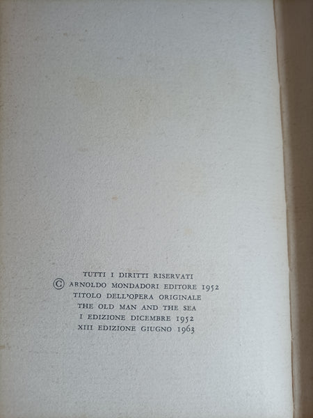 Il vecchio e il mare | Ernest Hemingway - Mondadori