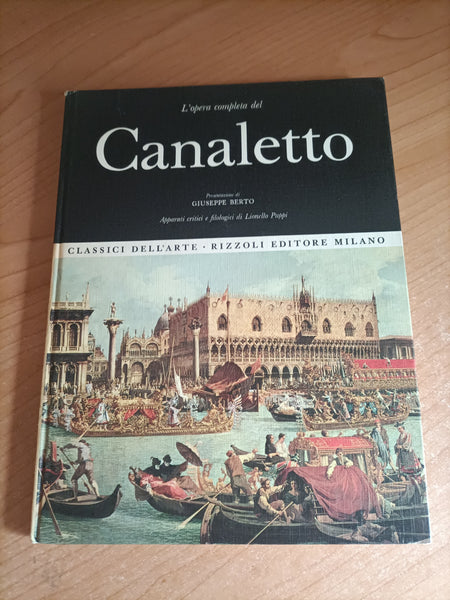 L’opera completa di Canaletto | Giuseppe Berto - Rizzoli