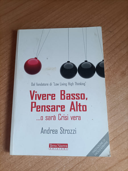 Vivere basso, pensare alto o sarà crisi vera | Andrea Strozzi