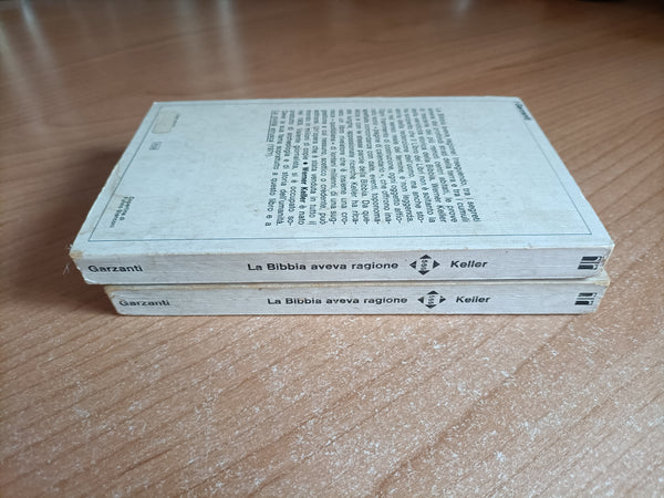 La Bibbia aveva ragione 2 Voll. | Keller - Garzanti