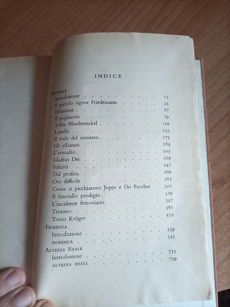 Tutte le opere di Thomas Mann Vol. II Novelle. Fiorenza. Altezza reale | Thomas Mann - Mondadori
