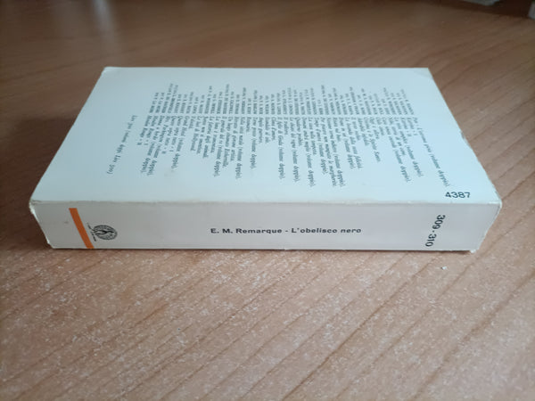 L’obelisco nero | E. M. Remarque - Mondadori