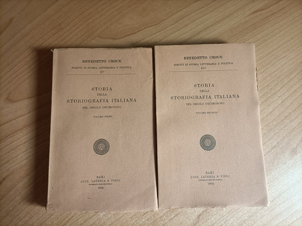 Storia della storiografia italiana nel secolo Decimonono 2 Voll. | Benedetto Croce - Laterza