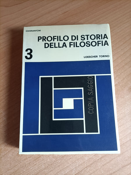 Profilo di storia della filosofia Vol. 3  | Gabriele Giannantoni