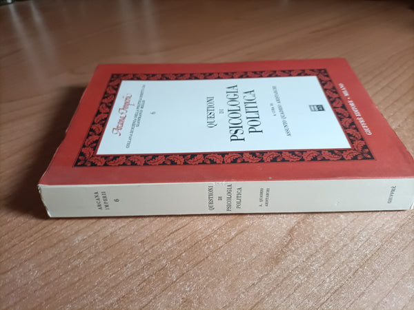Questioni di psicologia politica | A. Q. Aristarchi, a cura di