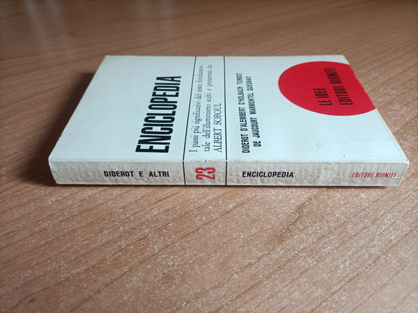 Enciclopedia. O Dizionario ragionato delle scienze delle arti e dei mestieri | Albert Soboul, a cura di - Editori Riuniti