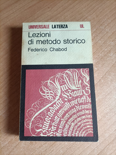 Lezioni di metodo storico | Federico Chabod - Laterza