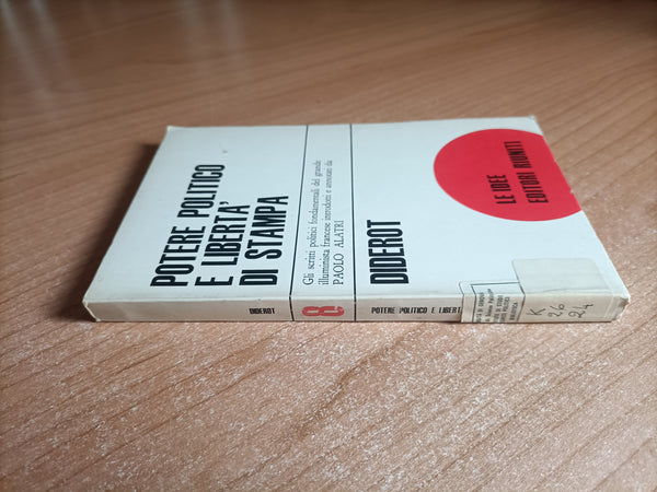 Potere e libertà di stampa | Diderot - Editori Riuniti