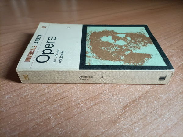 Opere. Volume III. Fisica - Del cielo | Aristotele - Laterza
