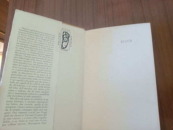 I taccuini | Francis Scott Fitzgerald - Einaudi