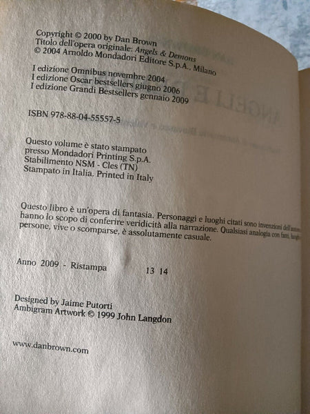 Angeli e demoni | Dan Brown - Mondadori