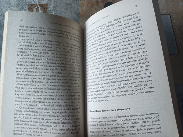 Il rinnovamento democratico del paese | Togliatti Palmiro