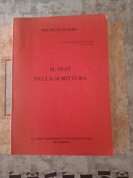 Il test della scrittura | Michele Maero