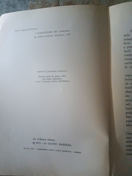 Introduzione allo studio della genesi del linguaggio | Marc Richelle