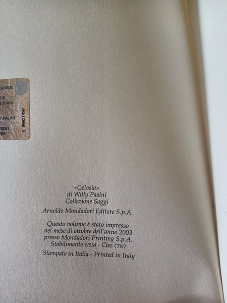 GELOSIA | PASINI WILLY - Mondadori