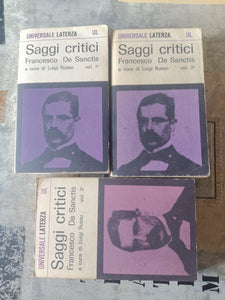 Saggi critici Vol. I, II, III | Francesco De Sanctis - Laterza