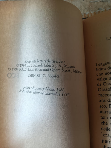 Il taglio del bosco | Carlo Cassola - Rizzoli