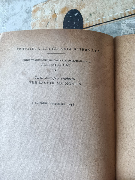 Il signor Norris se ne va | C. Isherwood - Mondadori