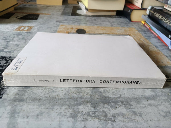Letteratura contemporanea | A. Menetti