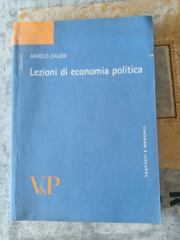 Lezioni di economia politica | Angelo Caloia