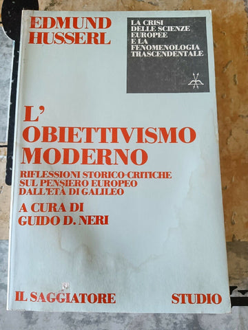 L’OBIETTIVISMO MODERNO | HUSSERL