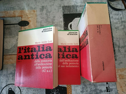 L’Italia Antica. 2 Tomi | Mario Attilio Levi - Mondadori