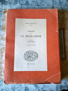 SAGGIO SU LA RIVOLUZIONE | CARLO PISACANE - Einaudi
